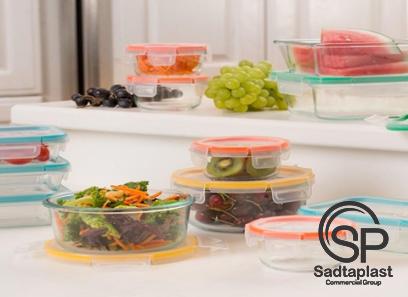 Price and buy plastic food pots with lids + cheap sale